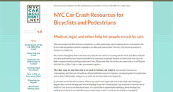 Desktop Screenshot of nyccaraccident.net